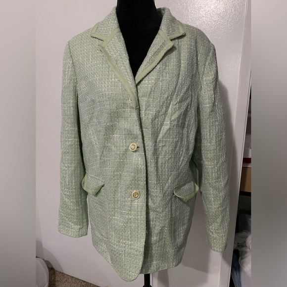 VINTAGE TWEED BLAZER SIZE 20 W - Picture 5 of 6